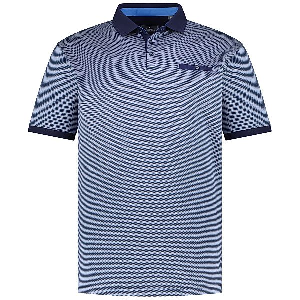 RAGMAN Poloshirt aus merzerisierter Baumwolle Farbe dunkelblau Größe: 3XL günstig online kaufen