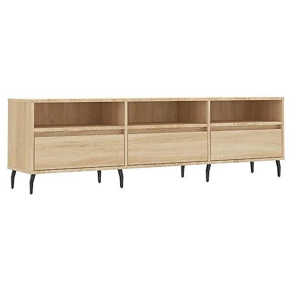 vidaXL TV-Schrank Sonoma-Eiche 150x30x44,5 cm Holzwerkstoff 831295 günstig online kaufen