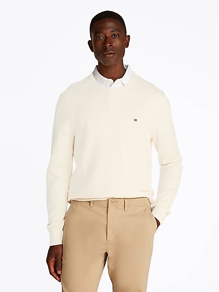 Tommy Hilfiger Rundhalspullover ESSENTIAL STRUCTURE CREW günstig online kaufen