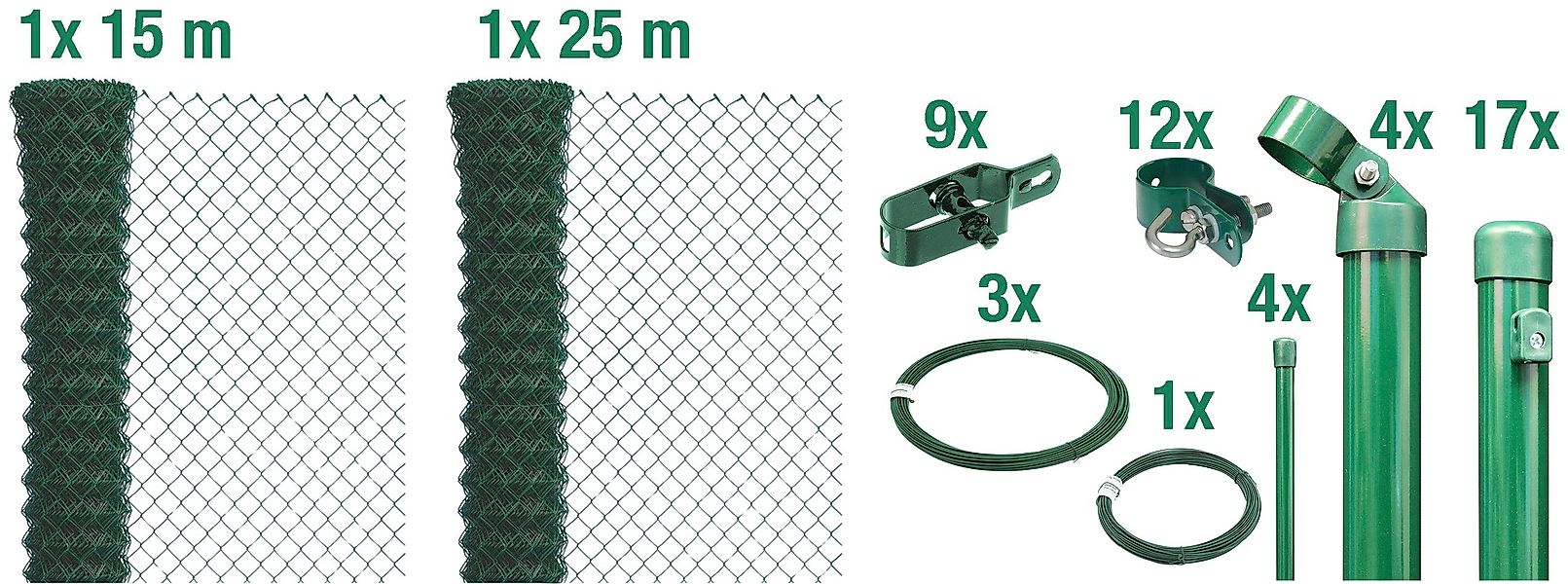 Alberts Maschendrahtzaun, (Set), Höhe: 80 - günstig online kaufen