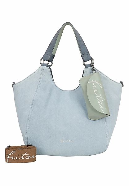 Fritzi aus Preußen Henkeltasche "Maxi Limited Washed Denim", mit abnehmbare günstig online kaufen