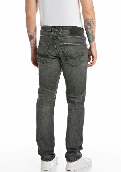 Replay Herren Jeans GROVER Straight Fit - Slim Leg - Grau - Medium Grey Den günstig online kaufen