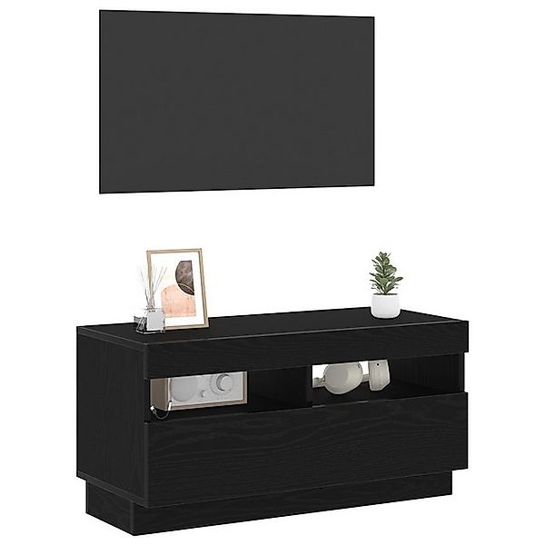 vidaXL TV-Schrank TV Schrank Schwarz Eiche Holzwerkstoff 80 x 35 x 40 cm Li günstig online kaufen