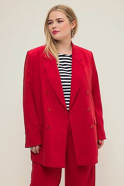 Studio Untold Blusenblazer Blazer Loose Fit doppelreihig Revers günstig online kaufen