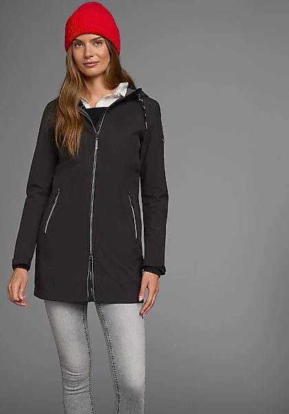 Polarino Softshellmantel, Winddicht, wasserabweisend und atmungsaktiv günstig online kaufen
