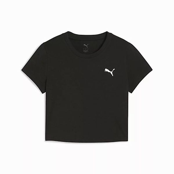 PUMA T-Shirt WARDROBE ESS Kurzes figurbetontes T-Shirt Damen günstig online kaufen