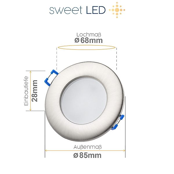 Sweet LED LED Einbaustrahler 5er Set günstig online kaufen