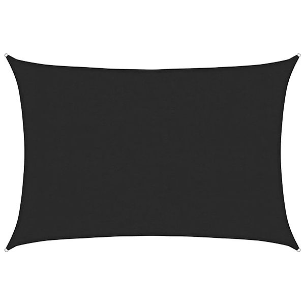 vidaXL Sonnensegel 160 g/m² Schwarz 3x5 m HDPE 311734 günstig online kaufen