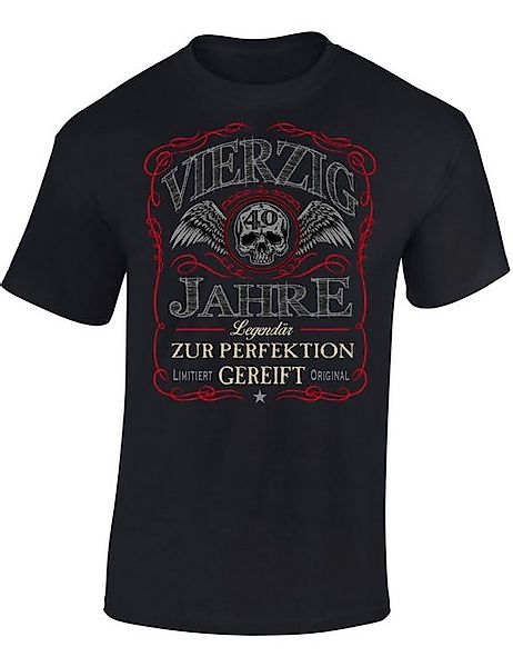 Baddery Print-Shirt Geburtstagsgeschenk für Männer - 40 Jahre: "40 Jahre Le günstig online kaufen