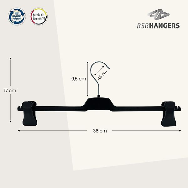 RSR Hangers Kleiderbügel Hosenbügel Rockbügel PUC günstig online kaufen