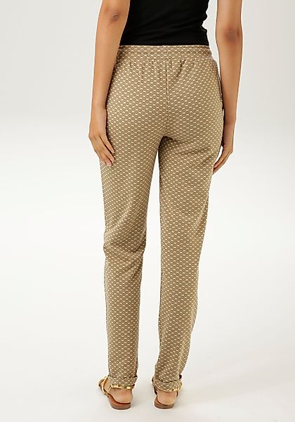 Aniston CASUAL Schlupfhose, im farbharmonischen Punkte-Dessin günstig online kaufen