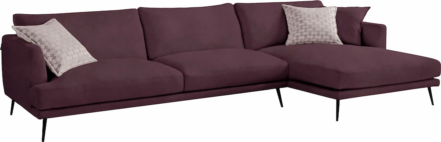 Egoitaliano Ecksofa "Sophia, Designsofa mit extrakomfortablem Sitzkomfort, günstig online kaufen