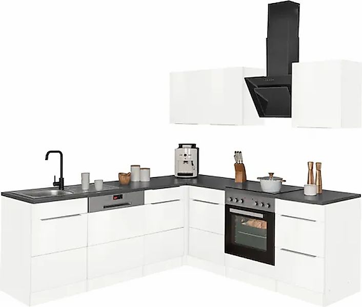 KOCHSTATION Winkelküche "KS-Brindisi", Stellbreite 220/220 cm, wahlweise mi günstig online kaufen