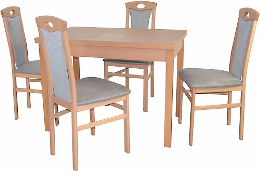 HOFMANN LIVING AND MORE Essgruppe "5tlg. Tischgruppe", (Spar-Set, 5 tlg., 5 günstig online kaufen
