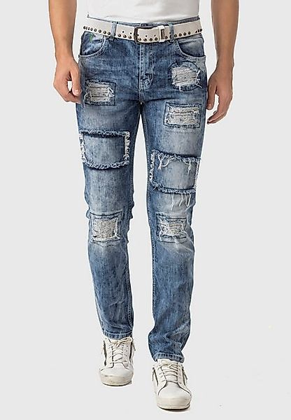 Cipo & Baxx 5-Pocket-Jeans Jeans im Used-Look günstig online kaufen