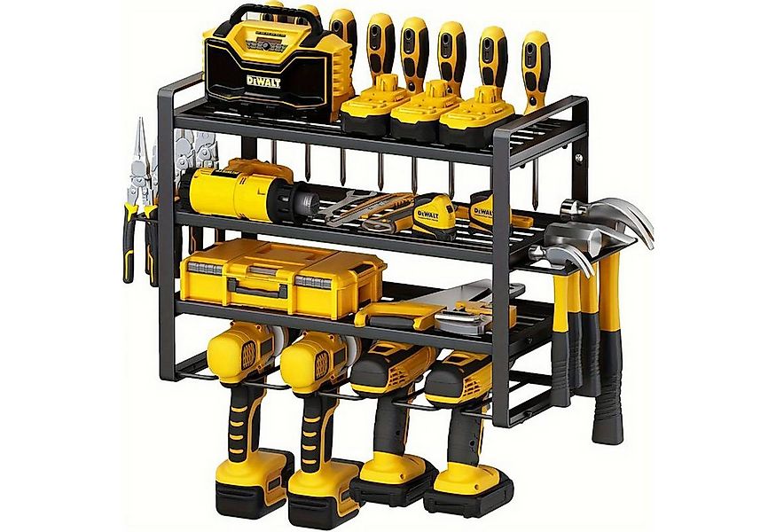 SURFOU Werkzeughalter Werkzeugregal, Werkstatt Werkzeugregal, 4 Schienen, 8 günstig online kaufen