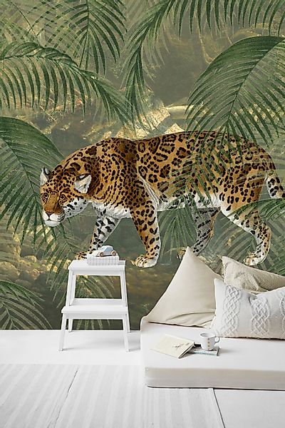 Art for the home Fototapete »Leopard« botanisch 280x200cm günstig online kaufen