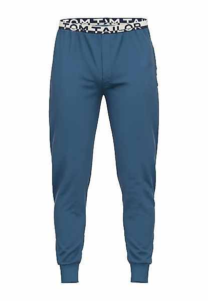 TOM TAILOR Pyjamahose "Brügge" Logobund, schmaler Fit, Seitentaschen, atmun günstig online kaufen