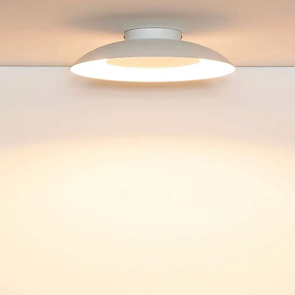 LED-Deckenleuchte Foskal in Weiß, Ø 34,5 cm günstig online kaufen