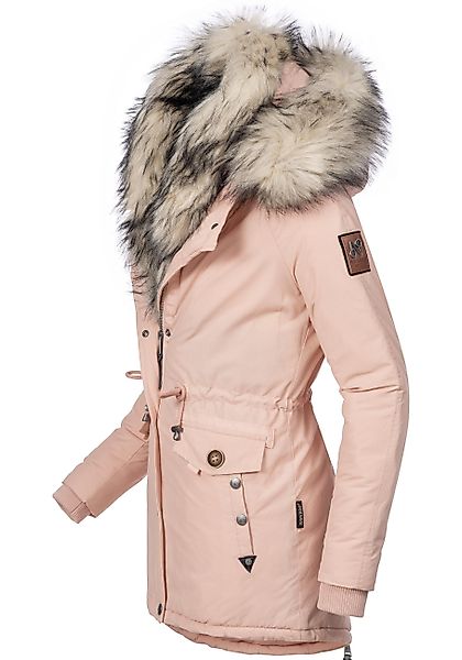 Navahoo Wintermantel "Sweety", Winterparka mit 2 Kunstpelz-Kapuzen günstig online kaufen