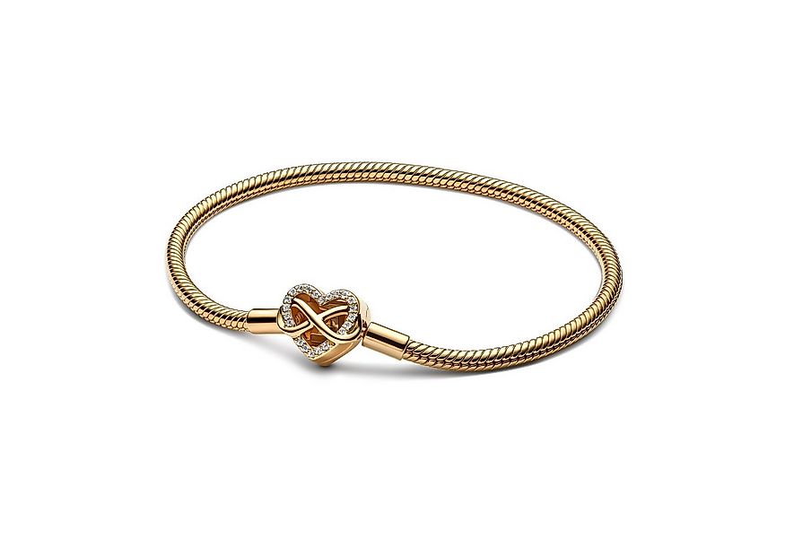 Pandora Armband DamenFunkelndes Unendlichkeits-Herz Goldfarben günstig online kaufen