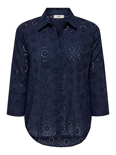 JACQUELINE de YONG Blusenshirt Trendiges mit Lochstickerei und längerer Rüc günstig online kaufen