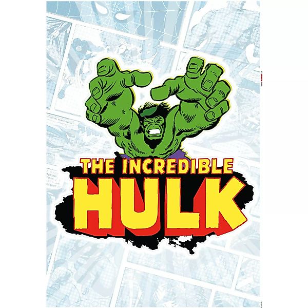 KOMAR Wandtattoo - Hulk Comic Classic  - Größe 50 x 70 cm mehrfarbig Gr. on günstig online kaufen