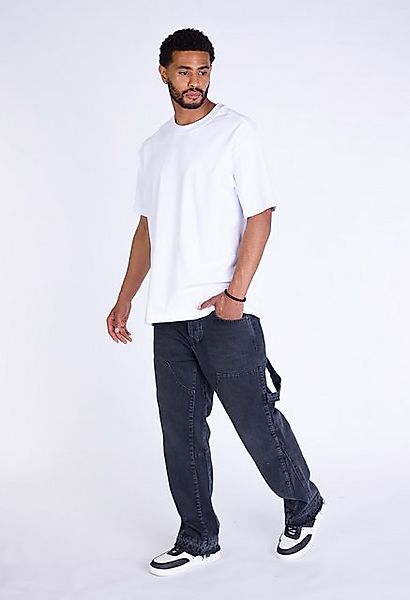 Denim Distriqt Workerjeans Lässige Double Knee Baggy Worker Jeans günstig online kaufen
