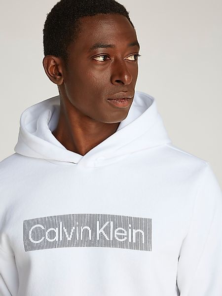 Calvin Klein Kapuzensweatshirt BOX STRIPED LOGO günstig online kaufen