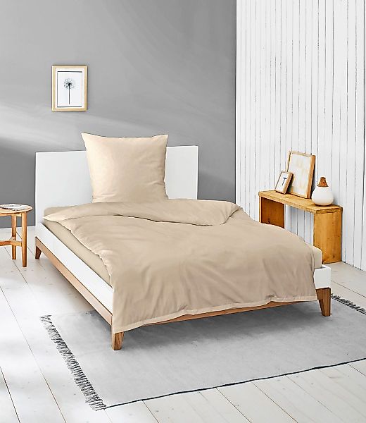 JACK Bettwäsche Einfarbig Uni große Farbauswahl versch. Größen, Mako-Satin, günstig online kaufen