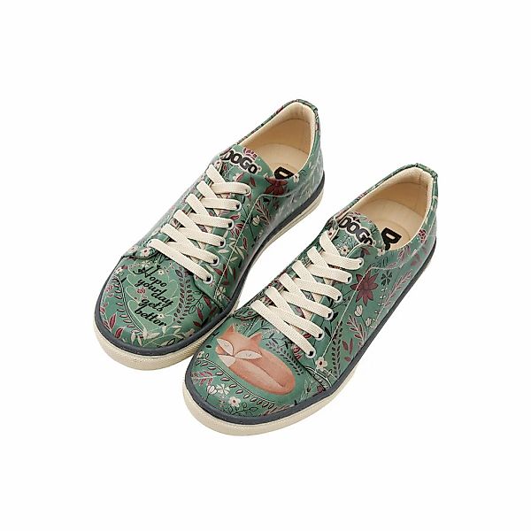 DOGO Sneaker "Classic Schnürsneaker The Wise Owl Damen Sneaker" Handgeferti günstig online kaufen