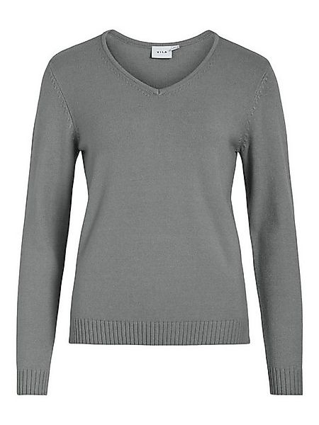 Vila Strickpullover Dünner Strickpullover Basic Stretch Sweater VIRIL VIRIL günstig online kaufen