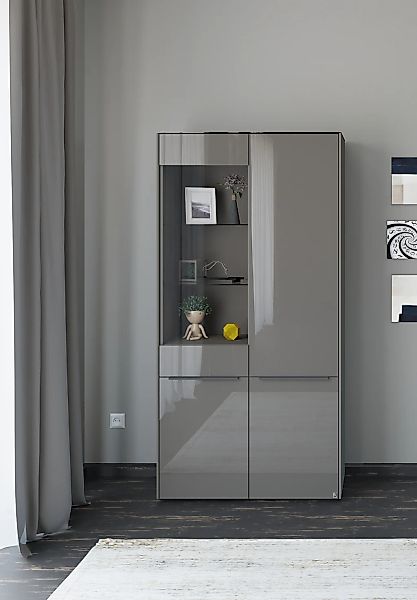 set one by Musterring Standvitrine "Reno" 1 Stk. tlg. Mit Gleitern und in v günstig online kaufen