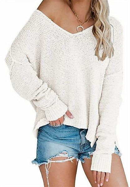 AFAZ New Trading UG 2-in-1-Langarmshirt Winter Damen-Off-Shoulder-Strickpul günstig online kaufen