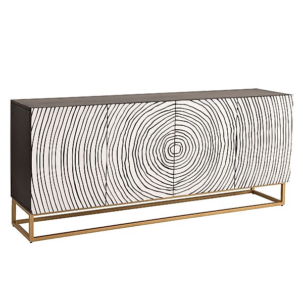riess-ambiente Sideboard ZEN CIRCLES 180cm weiß günstig online kaufen