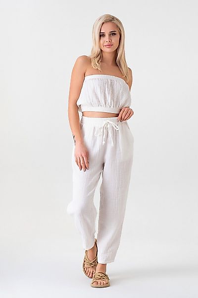 WENOR Schlupfhose Musselin Sommerhose, 100 % Baumwolle, günstig online kaufen