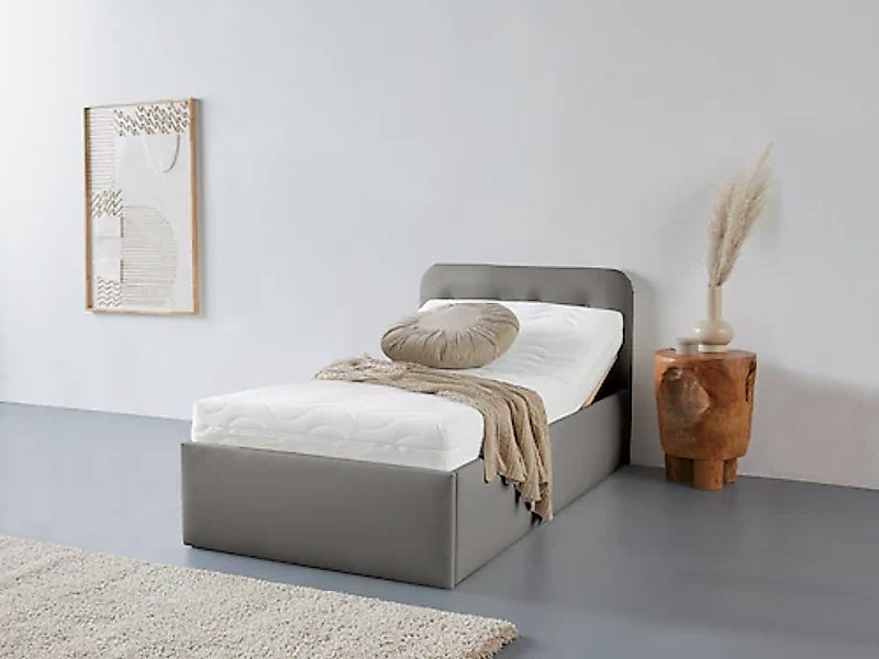 Westfalia Schlafkomfort Polsterbett "Rostock" auch mit Stauraum und Kopftei günstig online kaufen