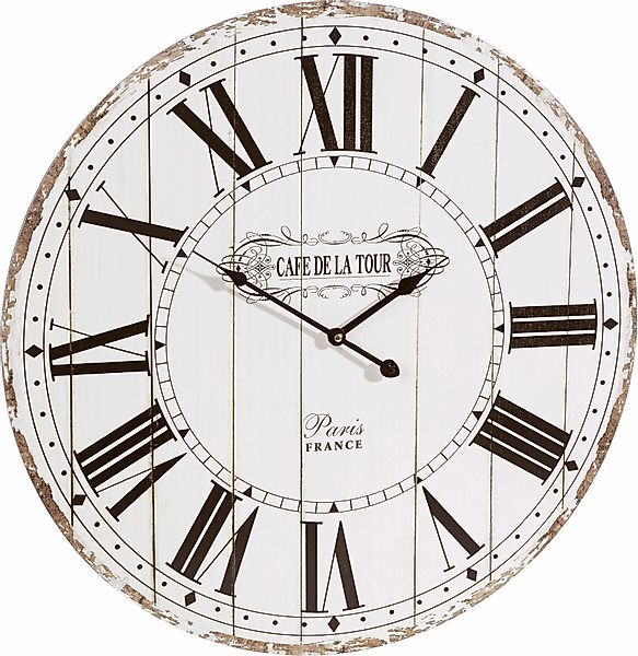 Home affaire Wanduhr "Cafe de la günstig online kaufen