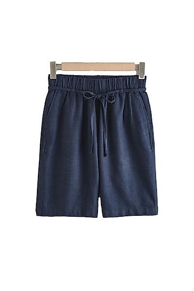 Next Shorts Shorts aus Leinenmix mit Bindedetail, Kurzgröße (1-tlg) günstig online kaufen
