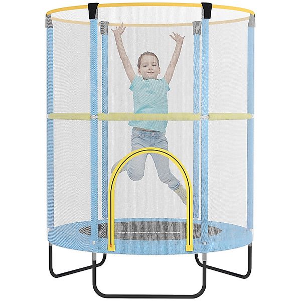 AIYAPLAY Kindertrampolin Indoor Trampolin mit Sicherheitsnetz, günstig online kaufen