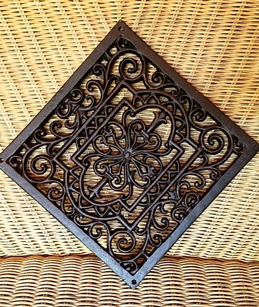 Antikas Wanddekoobjekt Gitter Quadrat Warmluftgitter, Ofen-Dekoration, Lüft günstig online kaufen