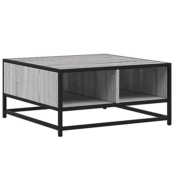 vidaXL Couchtisch Grau Sonoma 60,5x60,5x30 cm Holzwerkstoff und Metall 8487 günstig online kaufen