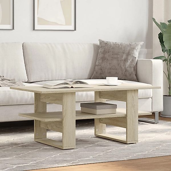 vidaXL Couchtisch Couchtisch Sonoma-Eiche 102x55x42 cm günstig online kaufen