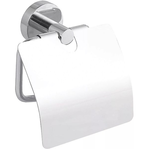 Tesa Toilettenpapierhalter Smooz mit Deckel Hochglanzverchromt günstig online kaufen