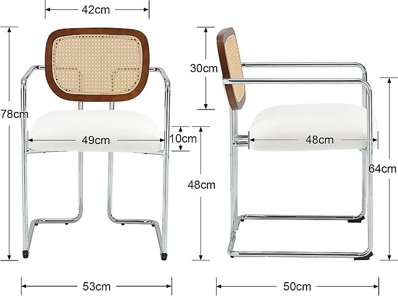 WAHSON OFFICE CHAIRS Esszimmerstuhl 2er Set günstig online kaufen