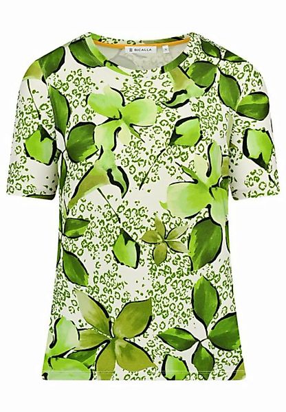 BICALLA T-Shirt Shirt AnimalFlower - 01/white-green (1-tlg) günstig online kaufen