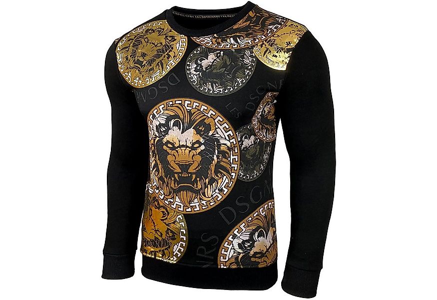 Baxboy Hoodie Baxboy Herren Sweatshirt Biker Rundhals Männer Langarmshirt 3 günstig online kaufen