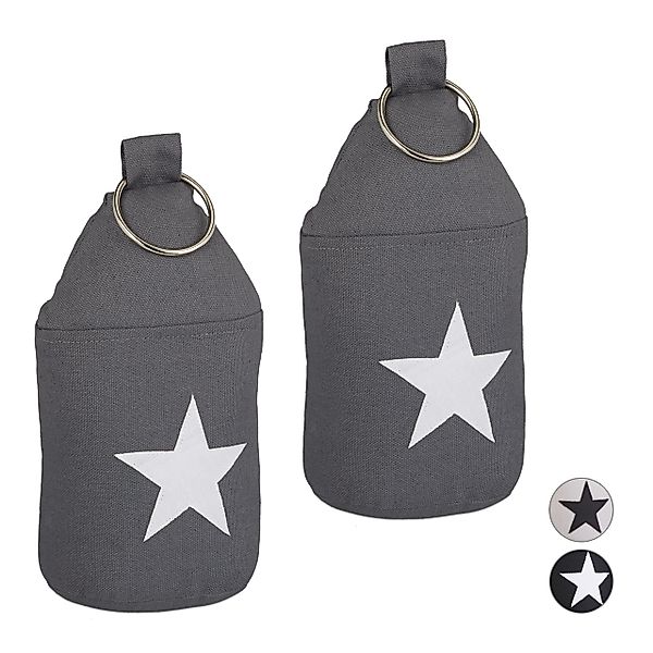 relaxdays Türstopper 2 x Türstopper Stern günstig online kaufen