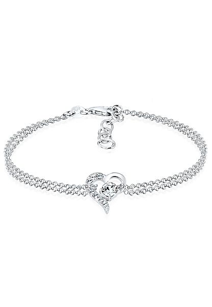 Elli Armband Herz Liebe Kristalle 925 günstig online kaufen