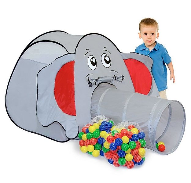 LittleTom Spielzelt mit 200 Bällen - Pop Up Kinderspielzelt - Bällebad Zelt günstig online kaufen